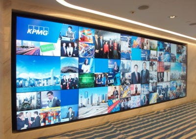 KPMG HK video wall